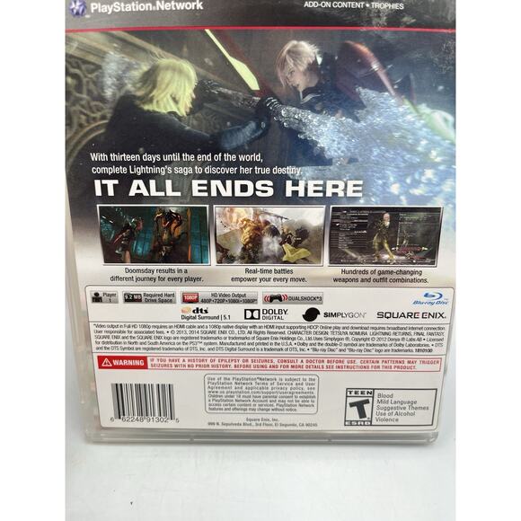 Lightning Returns: Final Fantasy XIII (Sony PlayStation 3, 2014) Complete CIB - Picture 3 of 9